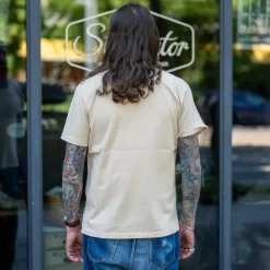 Freenote Cloth T-Shirts></noscript>9 Ounce Pocket T-Shirt Cream