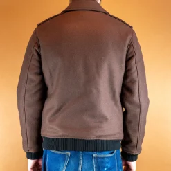 The Quartermaster Jacken></noscript>A2 Flight Jacket Brown