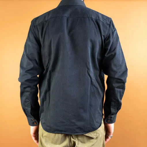 Indigofera Hemden>Alamo Shirt Marshall Black