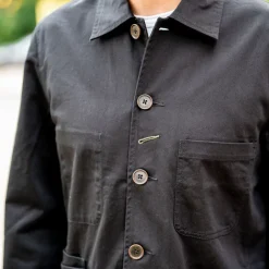 Universal Works Jacken></noscript>Bakers Jacket Twill Black