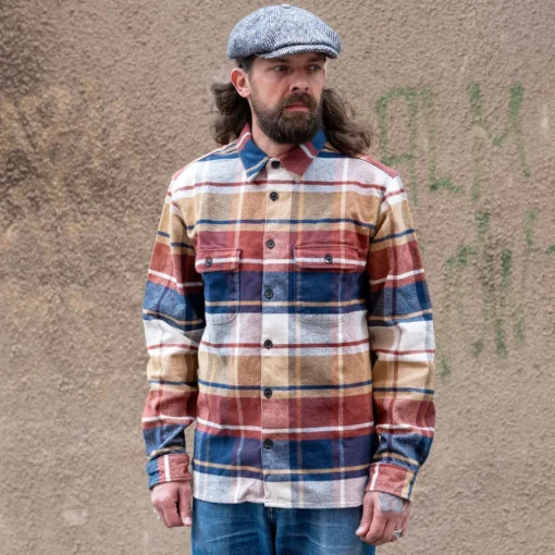 Freenote Cloth Hemden>Benson Shirt Gold Plaid
