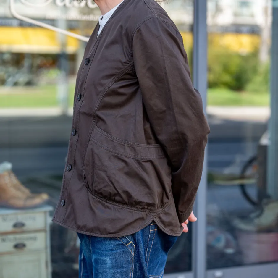 Hansen Jacken>Bernard Loose Fit Light Jacket Coffee Brown