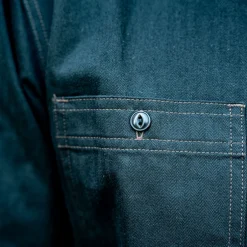 Benzak Hemden></noscript>BWS-02 Utility Shirt 8oz. Herringbone Black