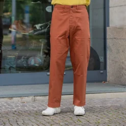 Merz beim Schwanen Hosen>Chino Bio-Baumwolle Twill 300g Relaxed Fit Chestnut CHINO01