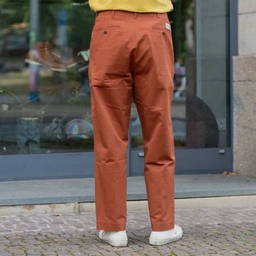 Merz beim Schwanen Hosen>Chino Bio-Baumwolle Twill 300g Relaxed Fit Chestnut CHINO01