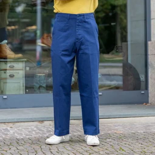 Merz beim Schwanen Hosen>Chino Bio-Baumwolle Twill 300g Relaxed Fit Ink CHINO01