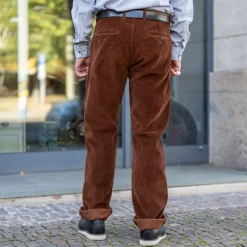Tellason Hosen></noscript>Chino Pant Kindermann Corduroy Brown
