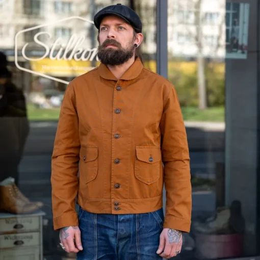 Scarti Lab Jacken>Cotton Canvas Jacket Duck