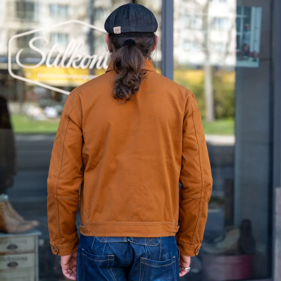 Scarti Lab Jacken>Cotton Canvas Jacket Duck