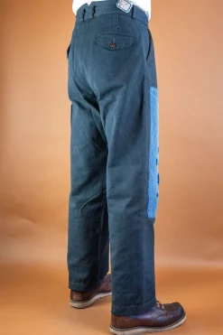 Scarti Lab Hosen></noscript>Cotton Pants Grey Striped BnB