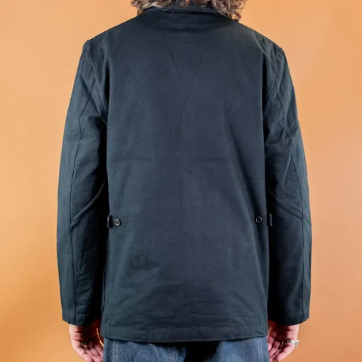 Universal Works Jacken>Five Poket Jacket Nebraska Cotton Black