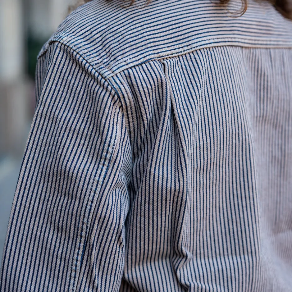 Momotaro Jacken>Hinoki tree Dyed Hickory Type-2 Jacket Beige