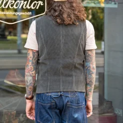 Hansen Westen></noscript>Knud Workwear Waistcoat Olive-Taupe