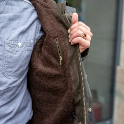 Manifattura Ceccarelli Jacken></noscript>Long Mountain Jacket Waxed Chocolate