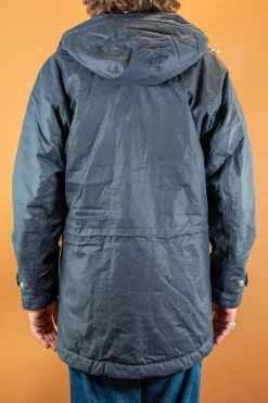 Manifattura Ceccarelli Jacken></noscript>Long Mountain Jacket Waxed Navy
