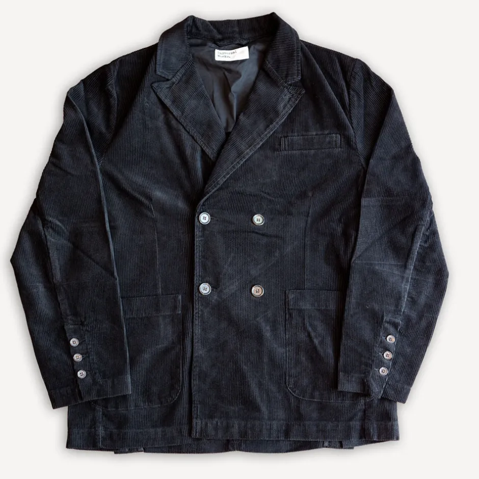 Universal Works Jacken>Manor Jacket Cord Black