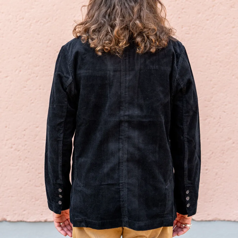 Universal Works Jacken>Manor Jacket Cord Black