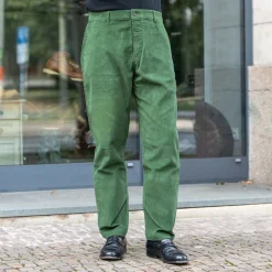 Universal Works Hosen>Military Chino Cord Green