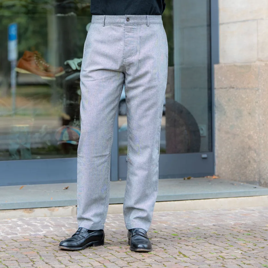 Universal Works Hosen>Military Chino Leon Tweed Grey