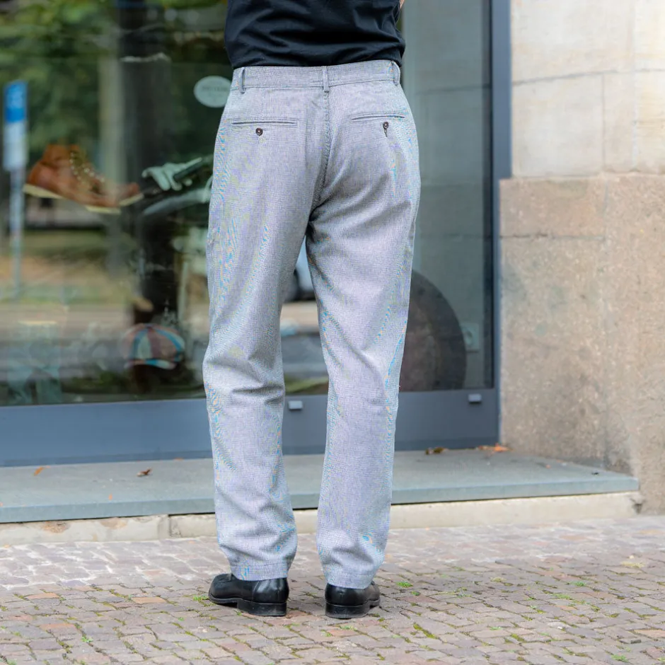 Universal Works Hosen>Military Chino Leon Tweed Grey