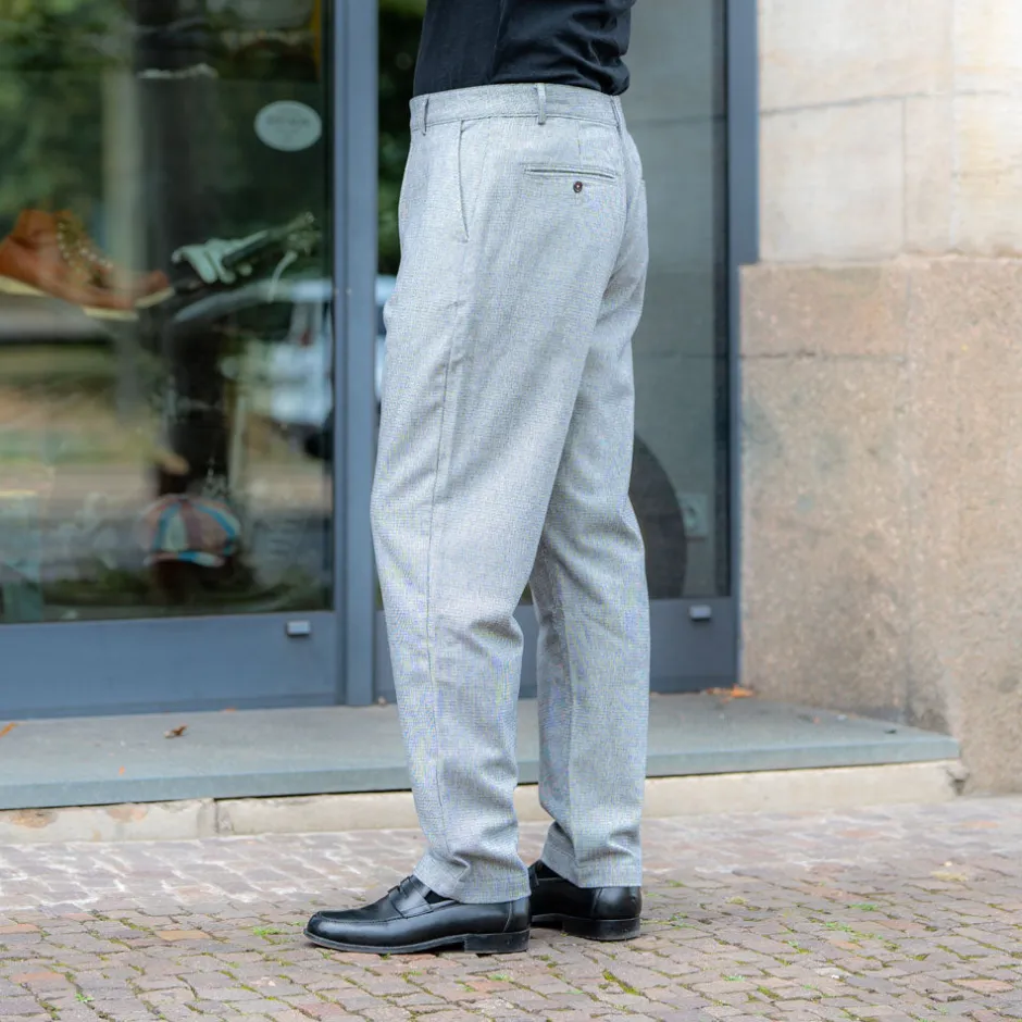 Universal Works Hosen>Military Chino Leon Tweed Grey