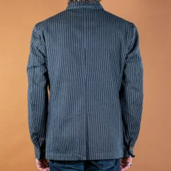 Captain Santors Jacken></noscript>Napoli Jacket Denim gessato