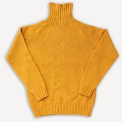 Harley of Scotland Pullover>Neck Sweater Chunky Tansy