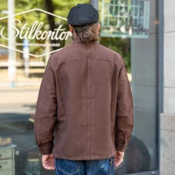 About Companions Jacken></noscript>Owe Overshirt Winter Linen Marron