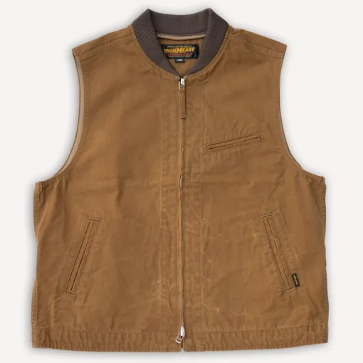 Iron Heart Westen>9oz. Canvas Work Vest IHV-49 Brown