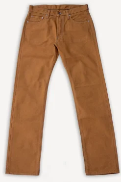 Iron Heart Hosen>17oz Duck Straight Cut Jeans IH-634D Brown