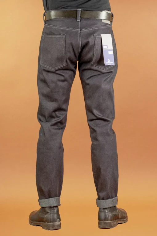 Momotaro Hosen>18oz Tight Tapered Denim Indigogrey