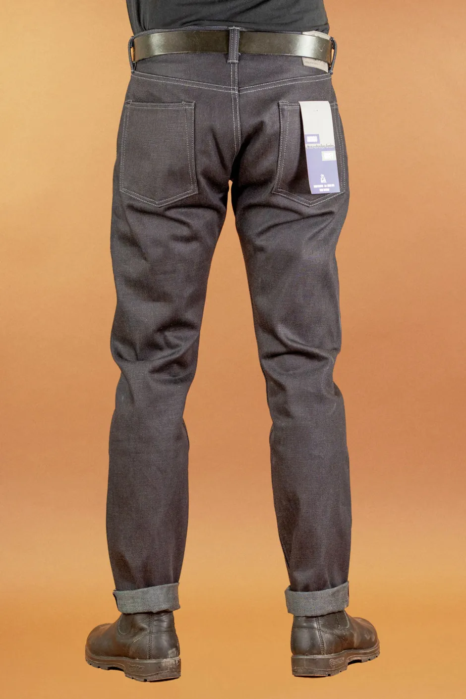 Momotaro Hosen>18oz Tight Tapered Denim Indigogrey
