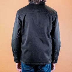 The Quartermaster Jacken></noscript>P41 Utility Jacket Herringbone Black
