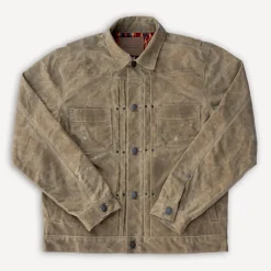 Freenote Cloth Jacken>Riders Jacket Waxed Canvas Tobacco Brown RJ-1