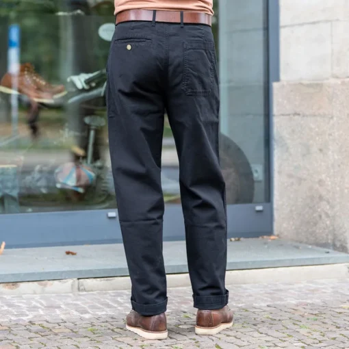 Eat Dust Hosen>Service Chino Garage Cotton Black