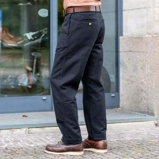 Eat Dust Hosen>Service Chino Garage Cotton Black