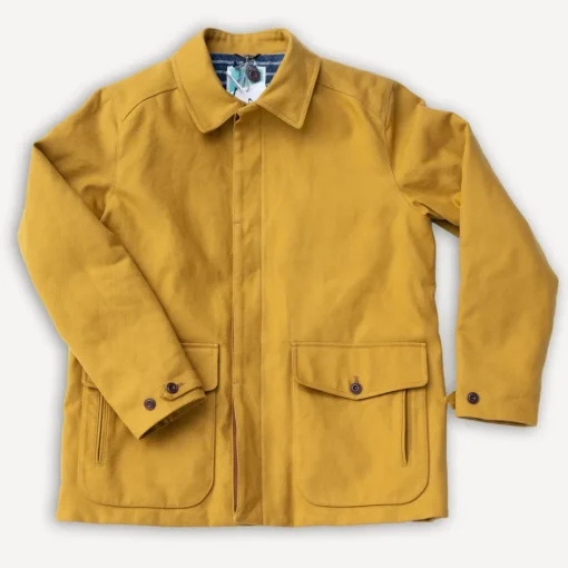 Hidden Aces Jacken>Sisyphos Rugged Twill-Jacket Kurkuma