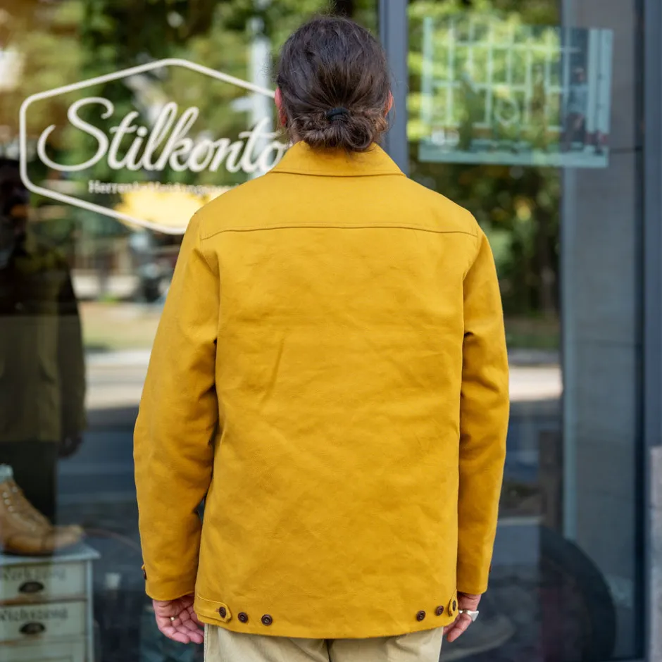 Hidden Aces Jacken>Sisyphos Rugged Twill-Jacket Kurkuma