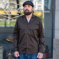 Hansen Jacken>Steffen Shirt Jacket Coffee Brown