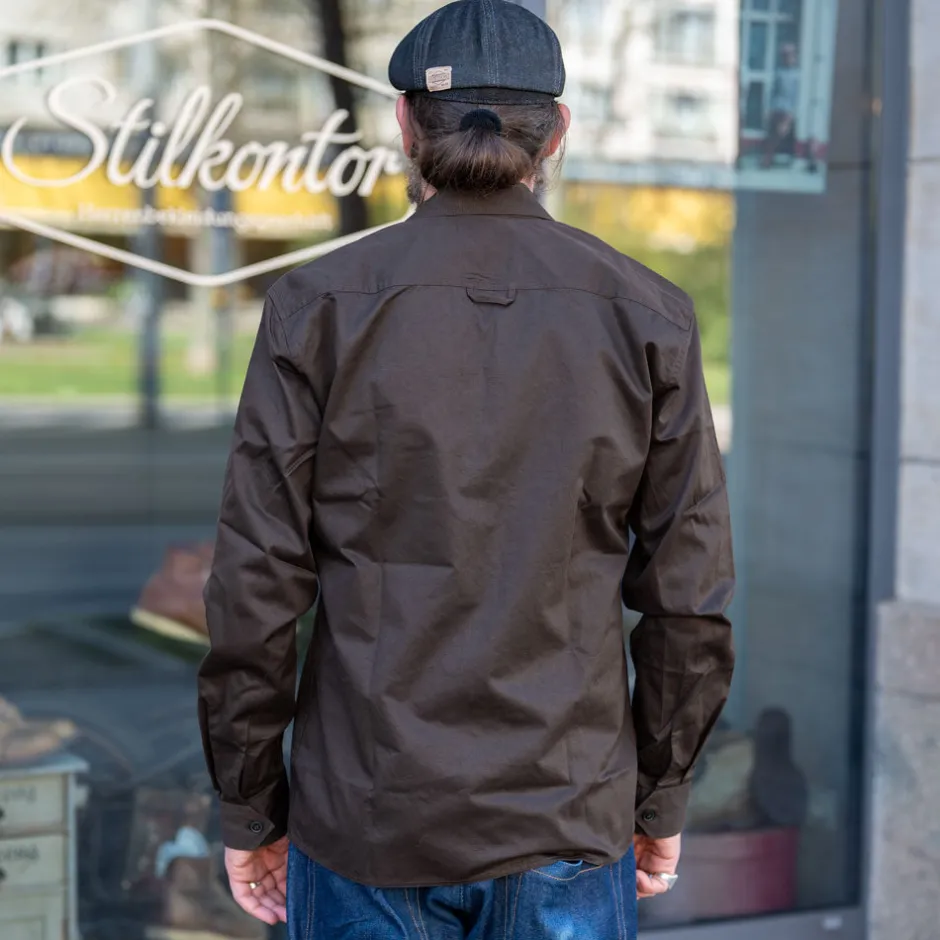 Hansen Jacken>Steffen Shirt Jacket Coffee Brown