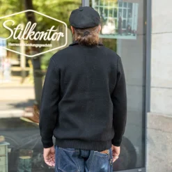 GRP Jacken></noscript>Strickjacke Max 3 18 Oz. Black