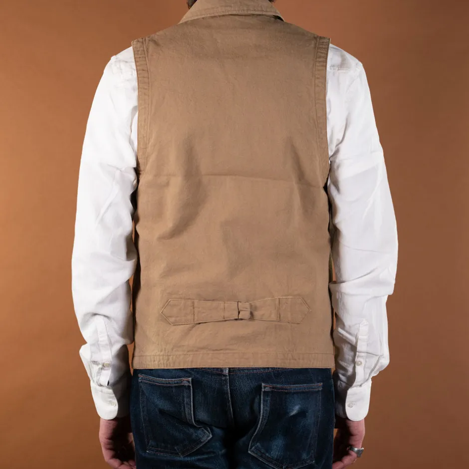 Momotaro Westen>Vintage Oxford Shawl Collar Vest