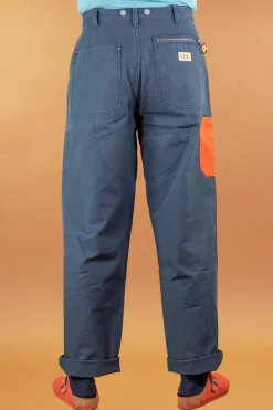 Nigel Cabourn Hosen></noscript>Welders Pant Duck Canvas Navy