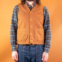 Hen´s Teeth Westen>Wool Vest Duck Brown