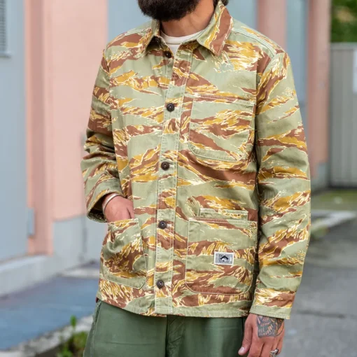 The Quartermaster Jacken>Work Jacket HBT Camouflage